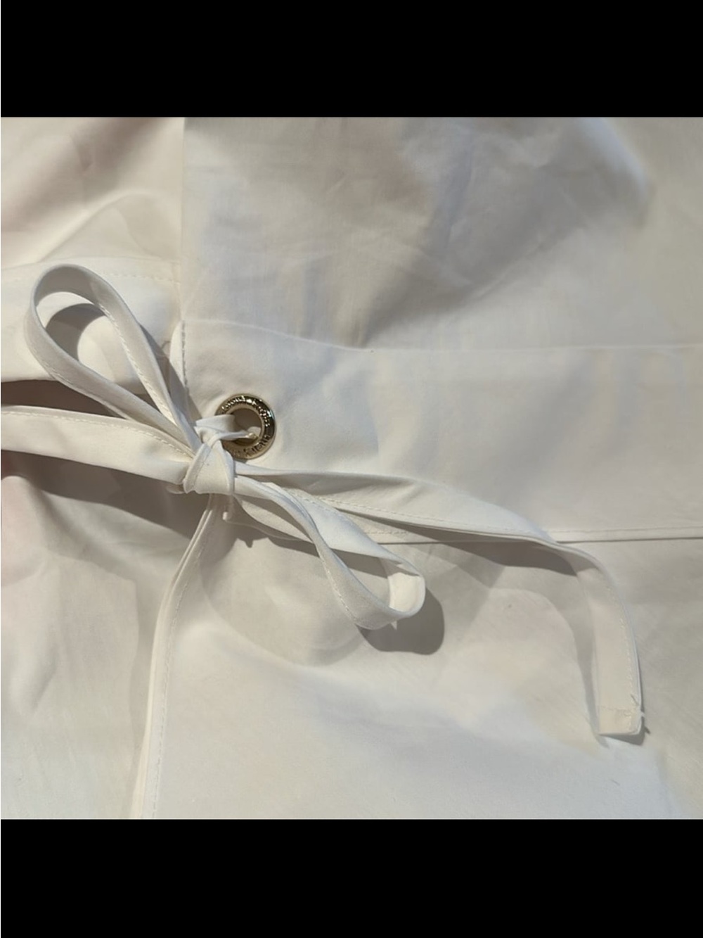 CALVIN KLEIN size 1X White Oversized Button-Up Quarter Sleeve Blouse NEW $89 - Picture 13 of 13
